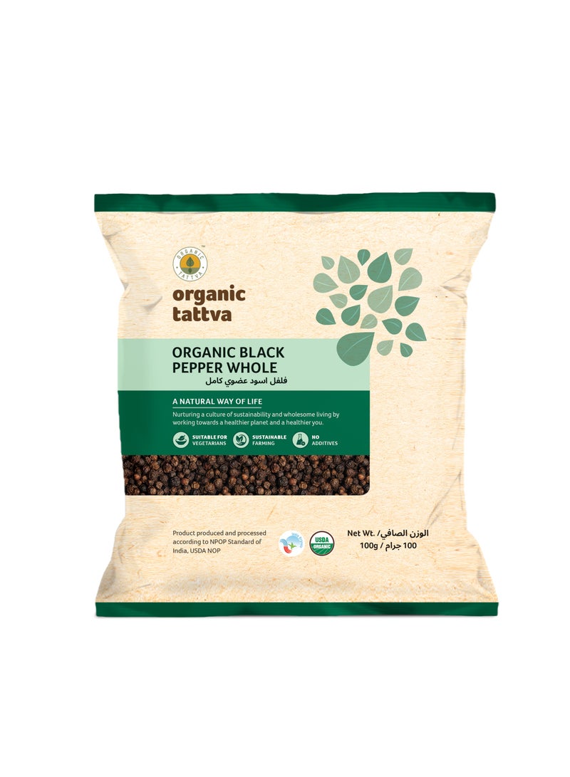 أورجانيك تاتفا فلفل أسود عضوي كامل 100جم - Image 1