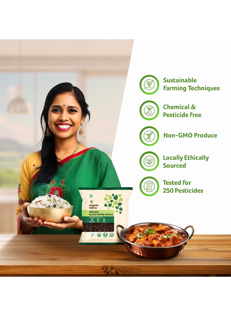 أورجانيك تاتفا فلفل أسود عضوي كامل 100جم - Image 4
