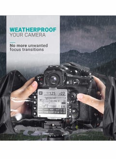Y&D Professional Nylon Camera Rain Cover with Enclosed Hand Sleeves, Photo Accessories for Photography Gear  - Image 5