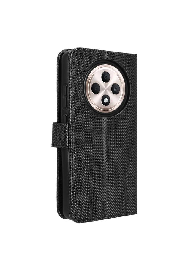 S-TOP Case For OPPO Reno12 F 5G Diamond Texture Leather Phone Case - Image 3