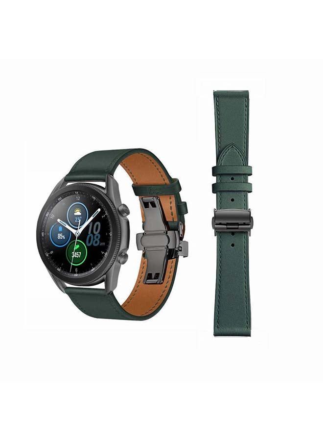 vesus Genuine Leather Replacement Band for Samsung Galaxy Watch3 45mm Multicolour