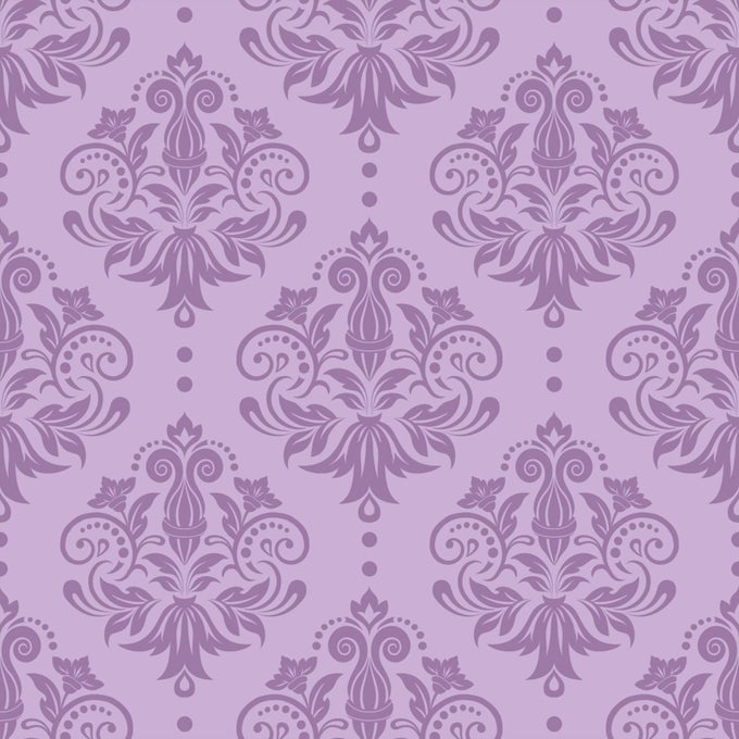 PURPLE DAMASK WALLPAPER PEEL AND STICK REMOVABLE VIOLET VICTORIAN WALL COVERING FOR BEDROOM LIVING ROOM ELEGANT DECORATIVE FLORAL DAMASK CONTACT PAPER FOR DRAWER CABINET 12X118