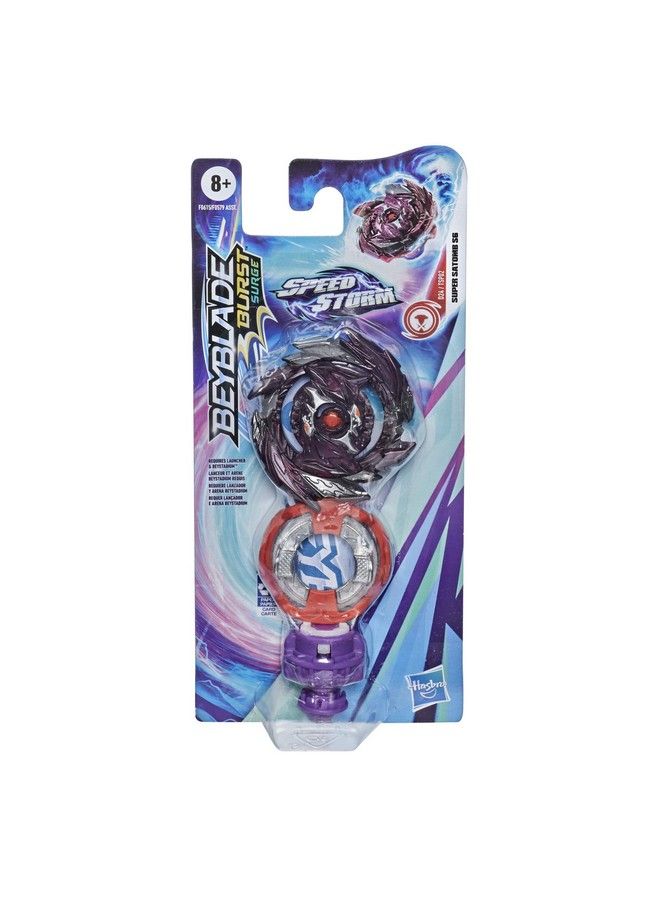 BeyBlade لعبة Burst Surge Speedstorm Super Satomb S6 Spinning Top ذات العبوة الفردية ذات النوع المتوازن لعبة قتالية رائعة للأطفال من سن 8 سنوات فما فوق - Image 3