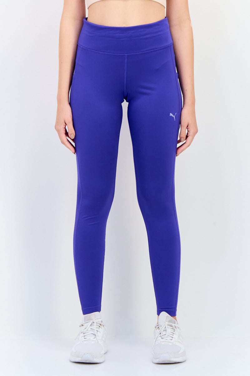 PUMA سراويل ليغينغز رياضية نسائية مناسبة للتدريب، بنفسجي - Image 1