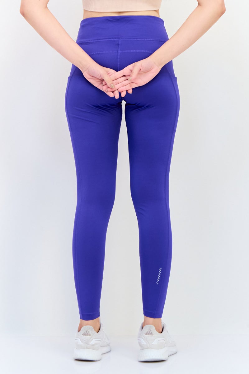 PUMA سراويل ليغينغز رياضية نسائية مناسبة للتدريب، بنفسجي - Image 2