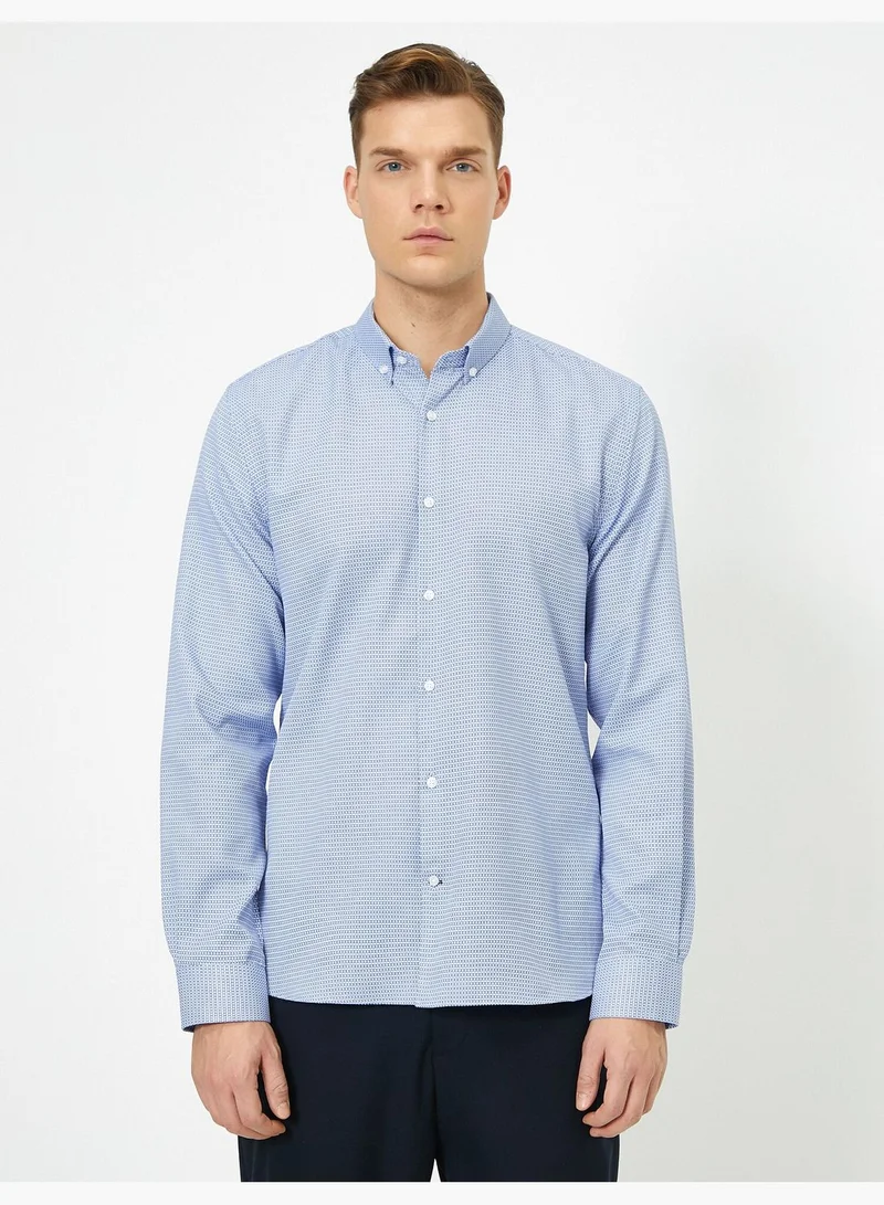KOTON Classic Neck Shirt