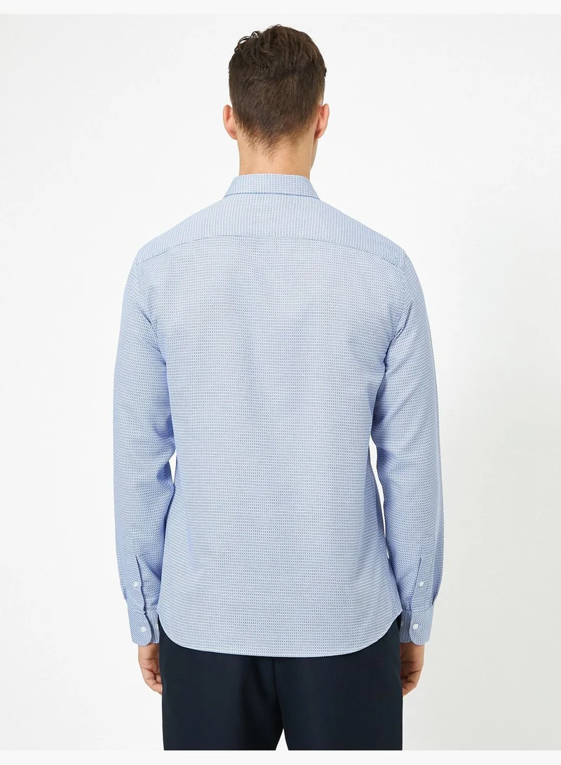 KOTON Classic Neck Shirt