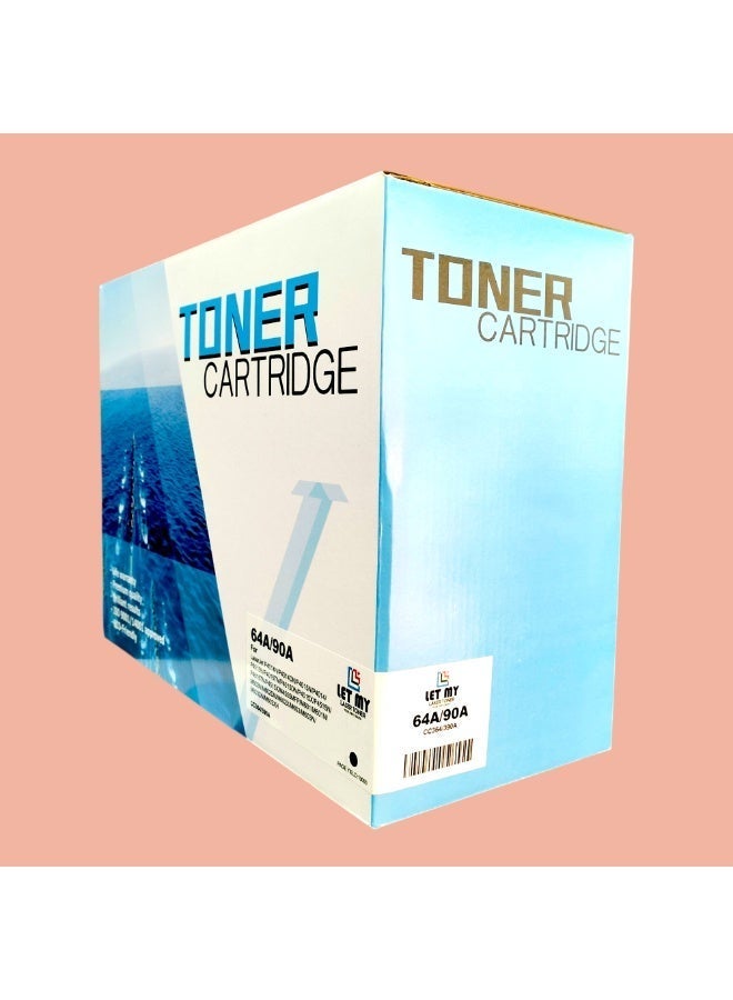 LET MY 90A-64A BLACK TONER CARTRIDGE Compatible For HP LaserJet P4014 P4015n P4015x P4515n P4515x M4555 MFP Enterprise M600 M601 M602 M603 Printer - Image 2
