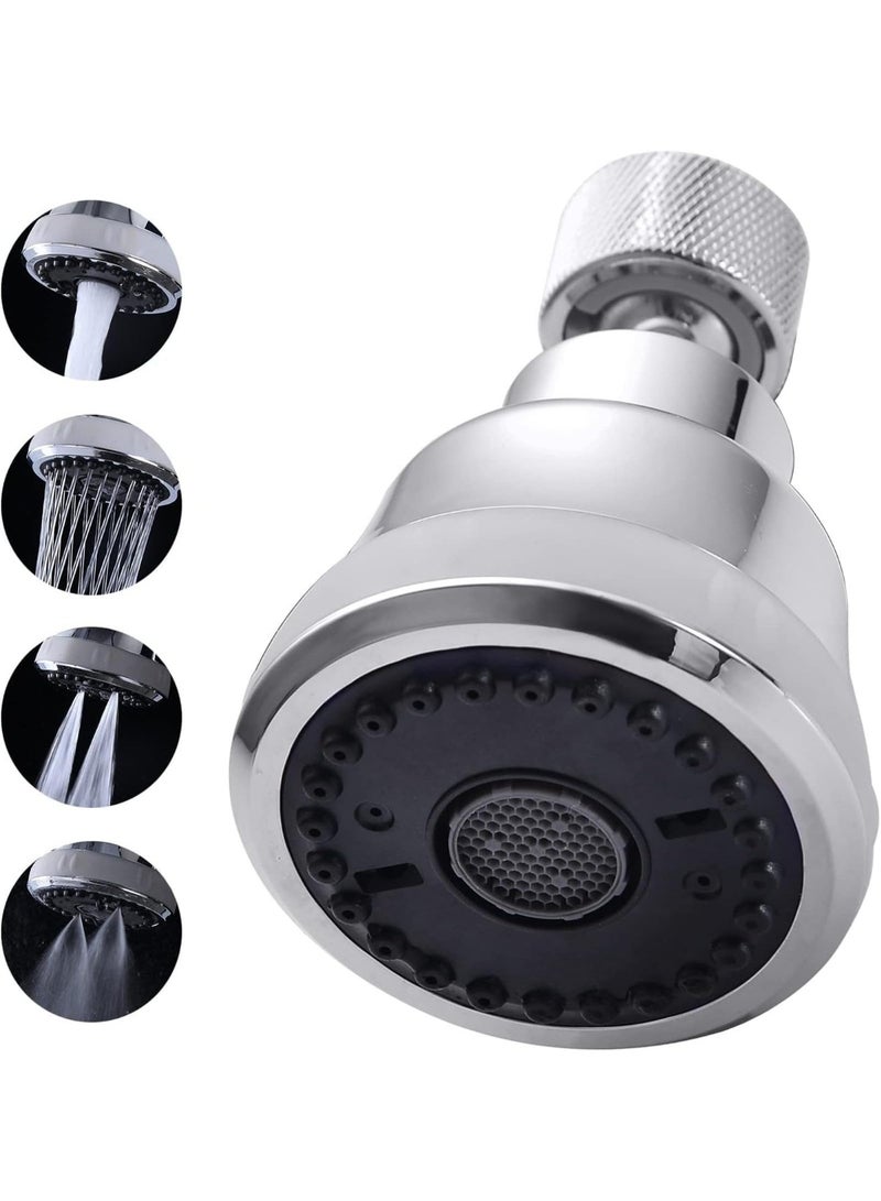 4 Spray Modes Faucet Aerator,360 Degree Faucet Sprayer Attachment,Big Angle Kitchen Faucet Aerator,Swivel Faucet Extender,Sink Sprayer Attachment for faucet,55/64 inch Female Thread (Chrome) - Image 1