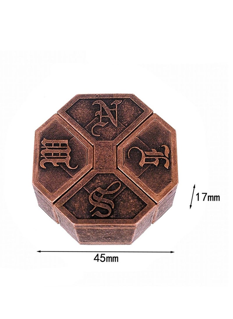 9pcs zinc alloy unlocking magic alloy educational toy nine-link intellectual unlocking buckle  - Image 3