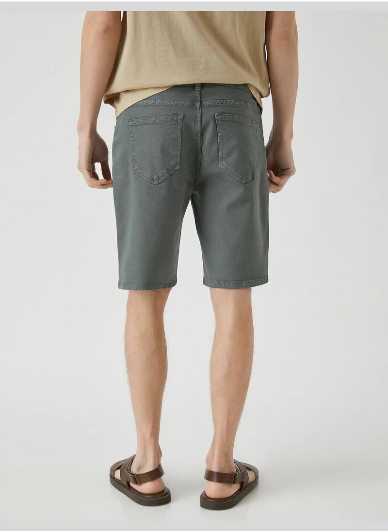 كوتون Basic Gabardine Shorts