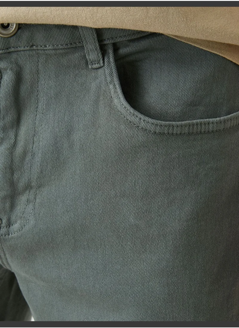 كوتون Basic Gabardine Shorts