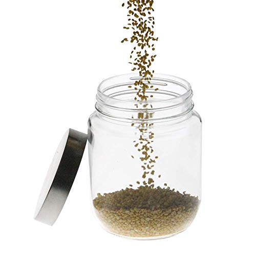 YERA Steelex Snack Jars, 750 ml, 2 Piece | Clear, Durable & Elegant Kitchen Organizer | Multipurpose Airtight Storage Jars Container for Food, Pulses, Spices, Cookies, Snacks, Pickles & Dry Fruits. - Image 2
