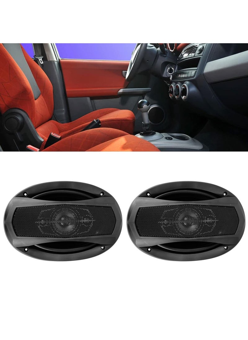 100Miles - Car Speaker 3-Way Speaker 48W/800W Speaker 6x9" Coaxial Flush Mount Music Speaker 2 Pcs Set - 100 Miles - Image 1