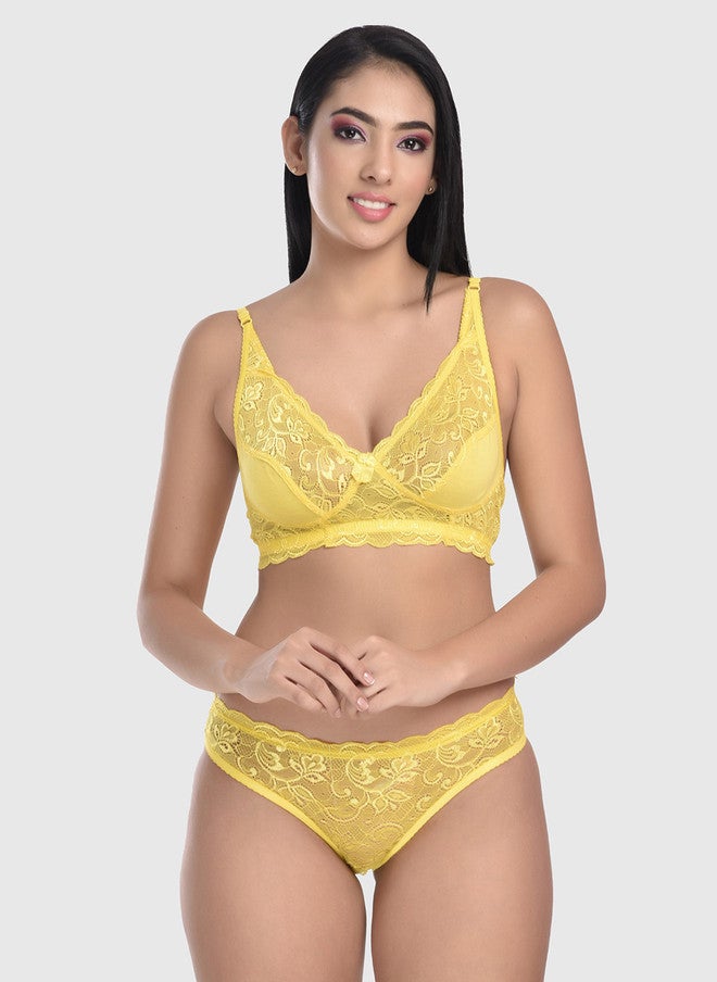 FIMS Women Pack of 2 Red Lace Lingerie Set - Image 2