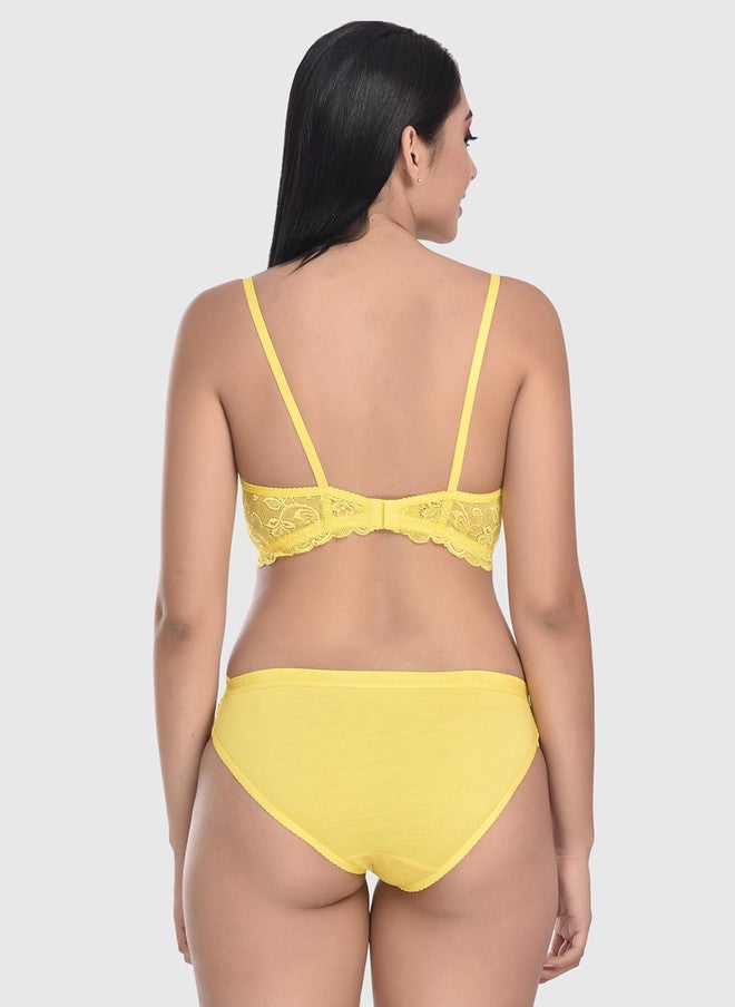 FIMS Women Pack of 2 Red Lace Lingerie Set - Image 5