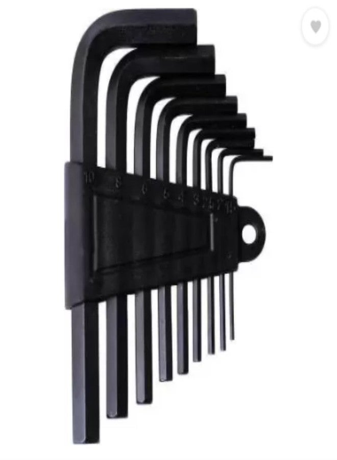 TOOLBUX 9 Pcs L-Shape Allen Wrench Set – Hex Key Repair Tools for Automotive, Furniture Assembly & DIY Tasks - Image 1