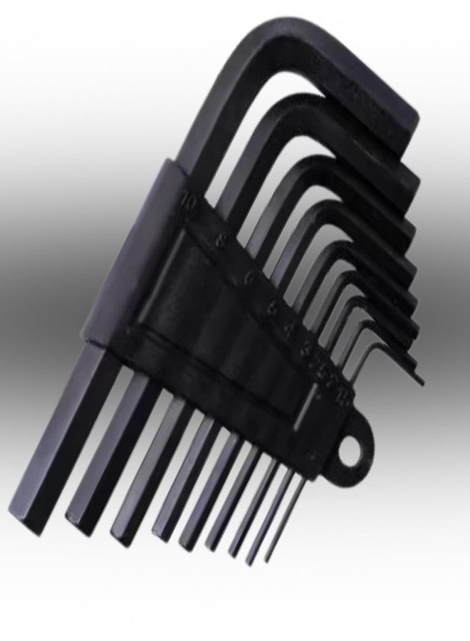 TOOLBUX 9 Pcs L-Shape Allen Wrench Set – Hex Key Repair Tools for Automotive, Furniture Assembly & DIY Tasks - Image 4