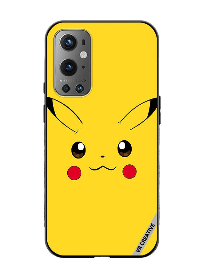 VR CREATIVE Protective Case Cover For OnePlus 9 Pro Pikachu Design Multicolour - Image 1
