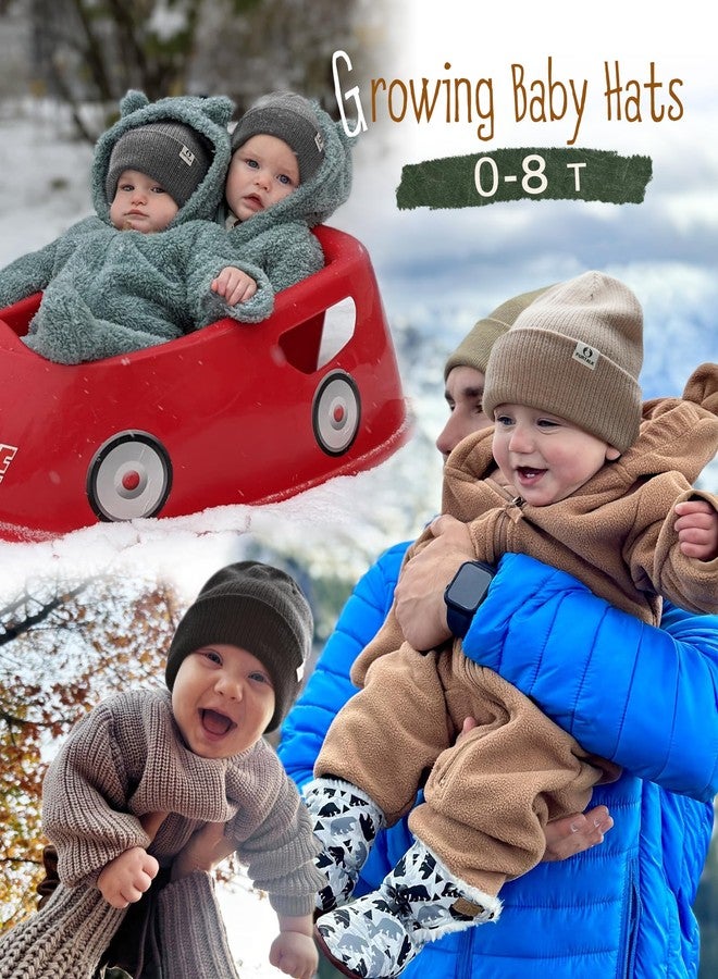 FURTALK 3 Pack Toddler Beanie Baby Boys Girls Winter Hat Kids Warm Knit Caps - Image 5