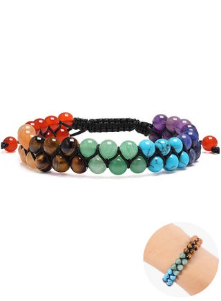 Bead Chakra Bracelet 7 Chakras Healing Crystals Bracelet Yoga Stone Beads Bracelets Meditation Relax Anxiety Bangle for Womens Mens - pzsku/ZF66122DAE0A2BE1B542BZ/45/1751015250/b150e22e-b24b-449b-beb5-149e3cc73817