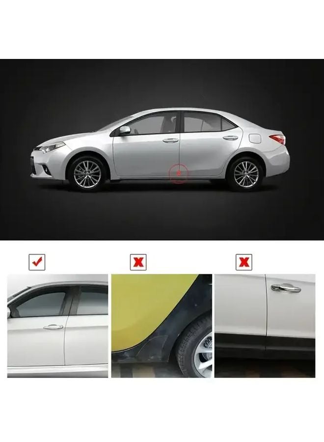 4PCS White Car Door Corner Protectors Scratch Proof Impact Protection Easy Fit - Image 5