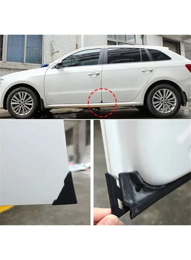 4PCS White Car Door Corner Protectors Scratch Proof Impact Protection Easy Fit - Image 4