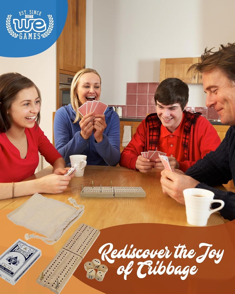 WE Games Cribbage and More Travel Game Pack - 12 Games in 1 - Image 2