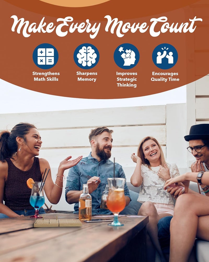 WE Games Cribbage and More Travel Game Pack - 12 Games in 1 - Image 5