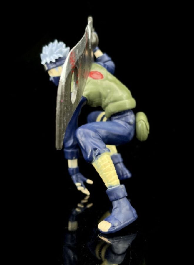 Naruto Hatake Kakashi Action Figure, Big Sword Hatake Kakashi Figure Toy, Anime Realistic Statue Figure, Super Collectible Model Statue Anime Figure Toy 16CM - Image 4