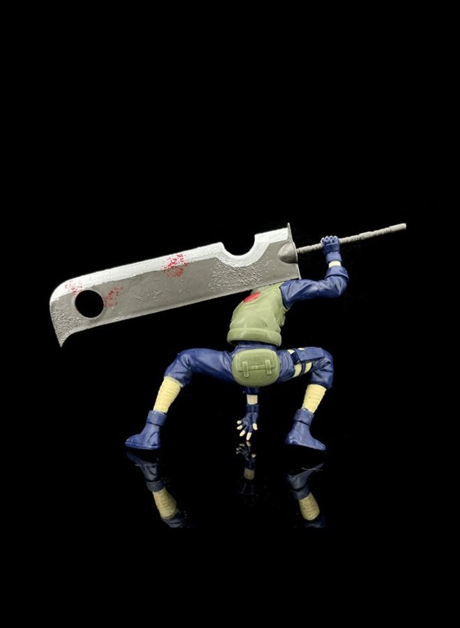 Naruto Hatake Kakashi Action Figure, Big Sword Hatake Kakashi Figure Toy, Anime Realistic Statue Figure, Super Collectible Model Statue Anime Figure Toy 16CM - Image 5