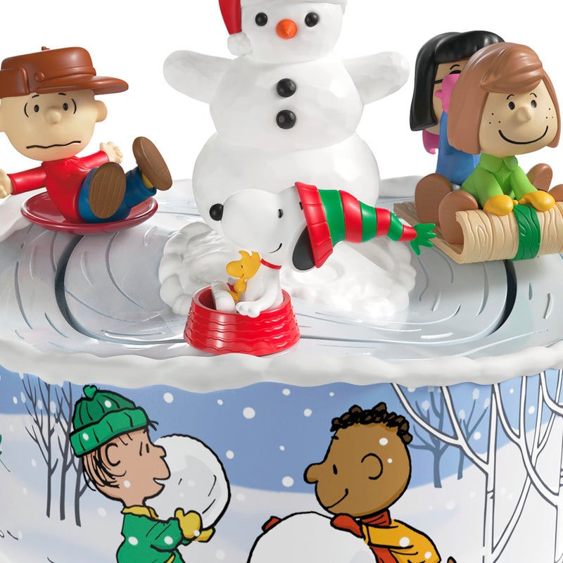 Hallmark Keepsake Christmas Ornament 2025, The Peanuts Gang Let's Go Sledding! Musical with Light and Motion, Gifts for Peanuts Fans - Image 5