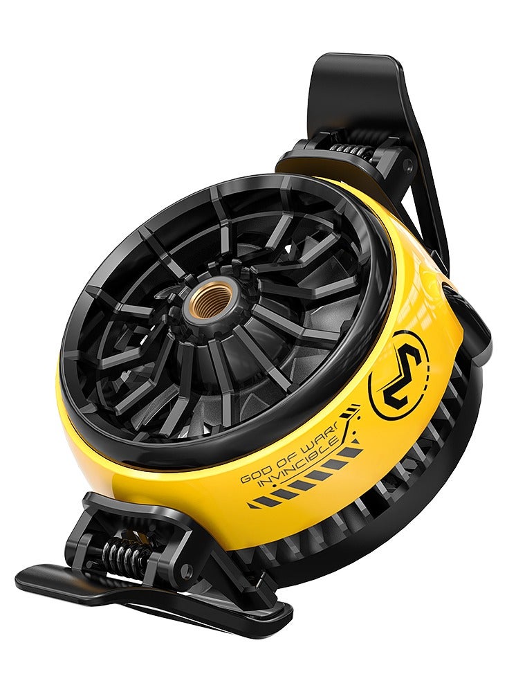 Memo Fast Cooling Mobile Phone Cooler DLA6 , Phone Cooler for Gaming With Cable Type-C Magnetic and Clip Semiconductor Ice Affect Refrigerator Radiator, RGB Light, Ultra Quiet , Compatible with iPhone & Android Gaming Phones - Image 1