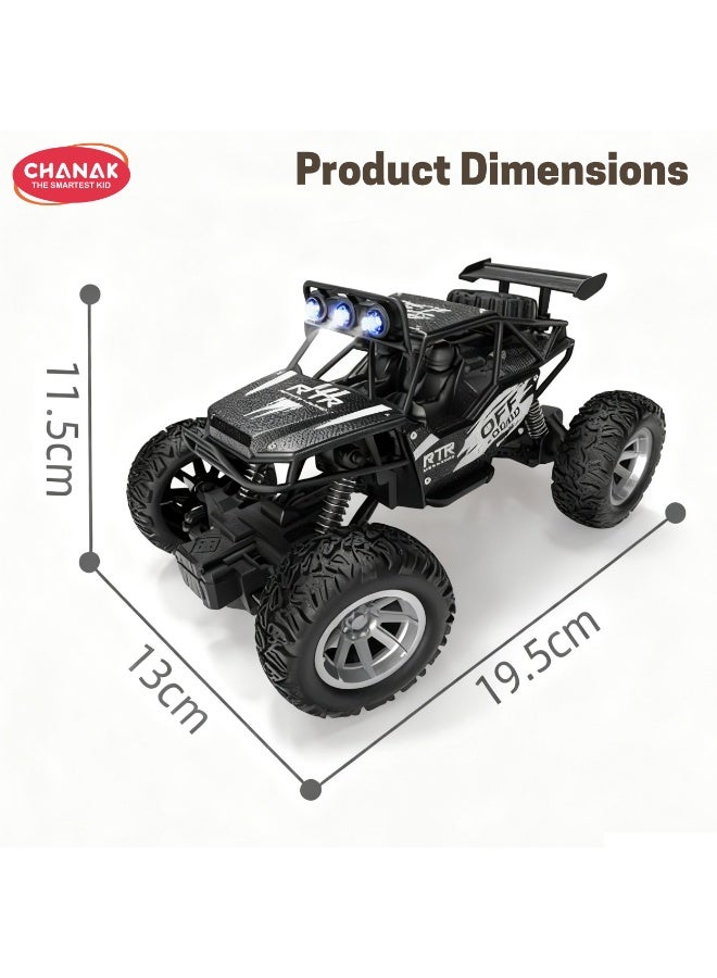 Chanak Explorer 1:20 Scale RC Off-Road Climbing Car, Alloy Version, Rechargeable Remote Control Rock Crawler with LED Headlights, 4-Wheel Drive High-Performance  (Color as per availability) - Image 4