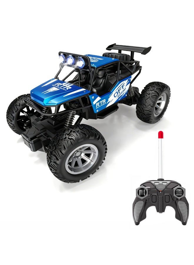 Chanak Explorer 1:20 Scale RC Off-Road Climbing Car, Alloy Version, Rechargeable Remote Control Rock Crawler with LED Headlights, 4-Wheel Drive High-Performance  (Color as per availability) - Image 1