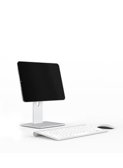 upergo AP 7TM Magnetic Mobile Phone Tablet Stand Sturdy Durable Construction Silver  - Image 5