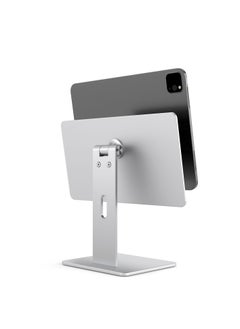 upergo AP 7TM Magnetic Mobile Phone Tablet Stand Sturdy Durable Construction Silver  - Image 4