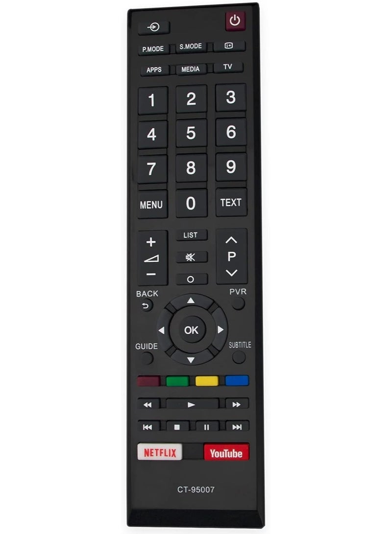 New Replacement Remote Control, Remote Control Fit, Universal Remote Control Compatible with Toshiba LED LCD TV 32L5995 32L5997 43L5995 43L5997 43L5965 49L5965 49L5995 - Image 3