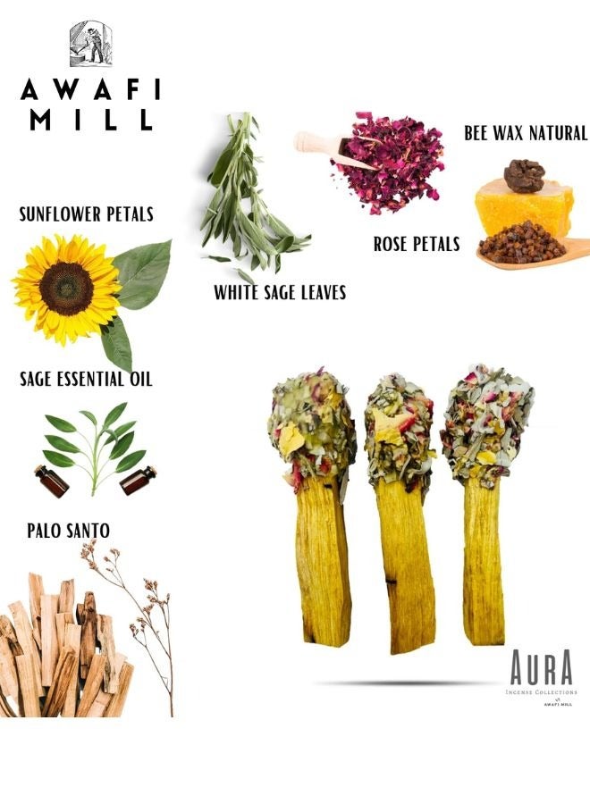 Awafi Mill Palo Santo Smudge Pops | Thoughtful Gift Ideas and Complete Smudge Kit - Image 3
