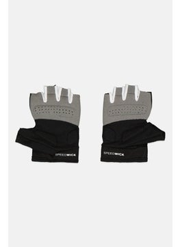 Reebok Men Brand Logo Fitness Gloves, Black  - Image 2