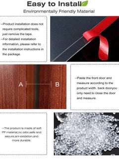 SYOSI Doorman Finger Clip Children's Door Crack Anti-pinch Hand Protection Strip Baby Finger Clip 90 Degrees Plus 180 Degrees Doorman Set  - Image 4