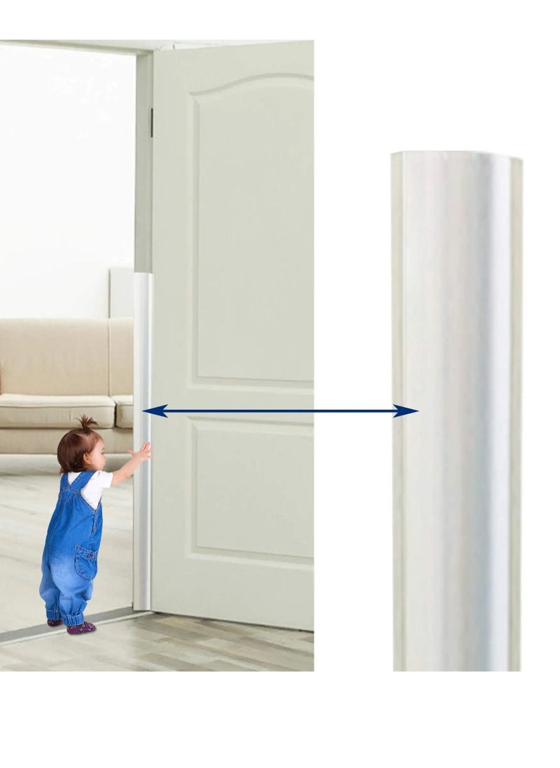 SYOSI Doorman Finger Clip Children's Door Crack Anti-pinch Hand Protection Strip Baby Finger Clip 90 Degrees Plus 180 Degrees Doorman Set  - Image 1