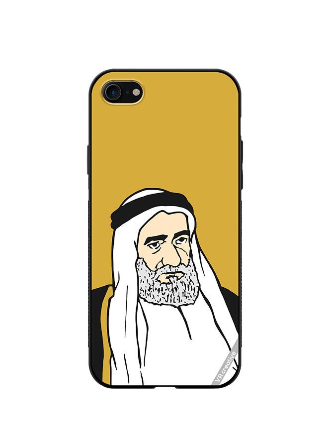 VR CREATIVE Protective Case Cover For Apple iPhone SE (2022) Sheikh Mohammed Bin Hamad Al Sharqi Design Multicolour - Image 1