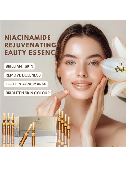 Parfaite Essence - Revolutionary Niacinamide Brightening Ampoule to help smooth skin, eliminate dullness, reduce pigmentation, matte face serum