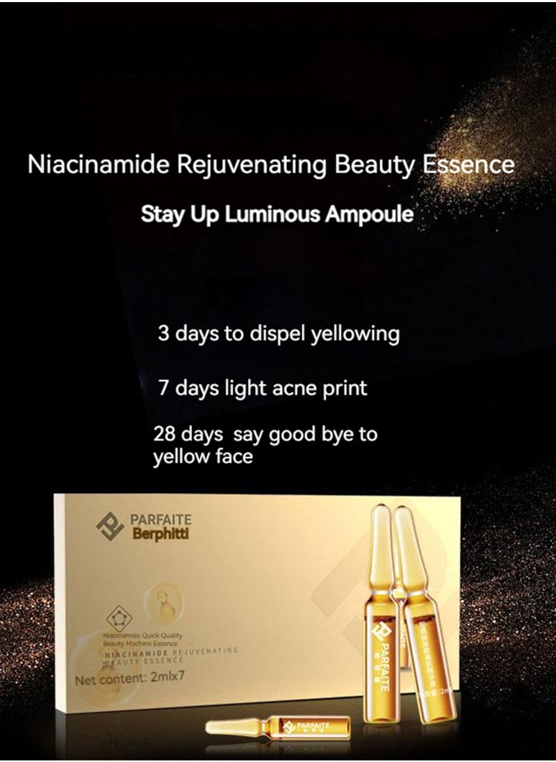 Parfaite Essence - Revolutionary Niacinamide Brightening Ampoule to help smooth skin, eliminate dullness, reduce pigmentation, matte face serum