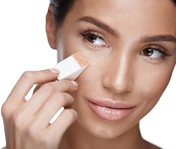 Manicare Cosmetic Wedges Pack Of 4 Triangle Sponges Latex Free Blending Sponges For Liquid Cream And Powder Makeup Foundation Smooth Flawless Application Beauty Accessory Tool Makeup Artist - Image 5