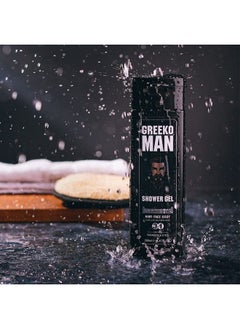 Vasu Greeko Man 3In1 Charcoal Shower Gel With Long Lasting Freshness ; For Hair Face & Body 250 Ml  - Image 4