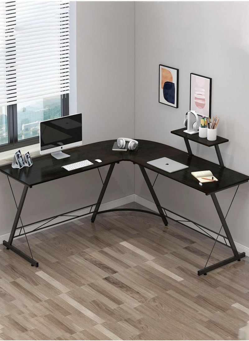 CHOIWIN - Computer Desk,L-Shaped Desk Large Corner Desk, Home Gaming Desk,Writing Studying PC Laptop Workstation Table for Home Office Bedroom - Image 1