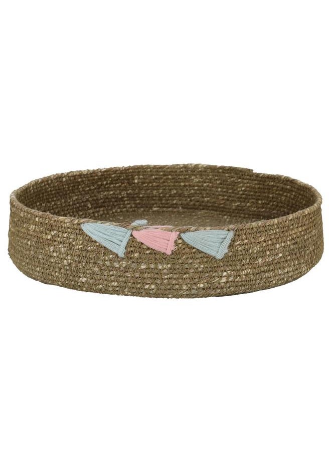 Alsaif Wicker Basket 5.5 Cm Olive Green Triangle  - Image 1