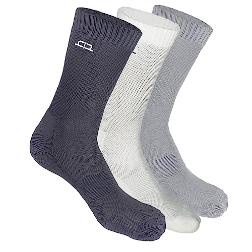 HEELIUM Bamboo Crew Socks for Men | Formal Socks, Full Length | Odour Free & Cushioned Base | 3X Softer than Regular Socks - Image 1